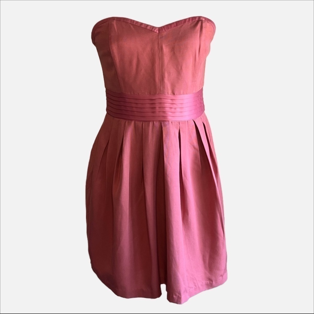 Bik Bok Strapless Y2K Pink Dress Size M